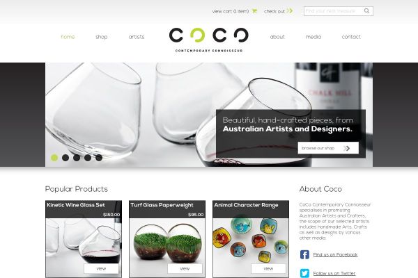 CoCo Contemporary Connoisseur online shop